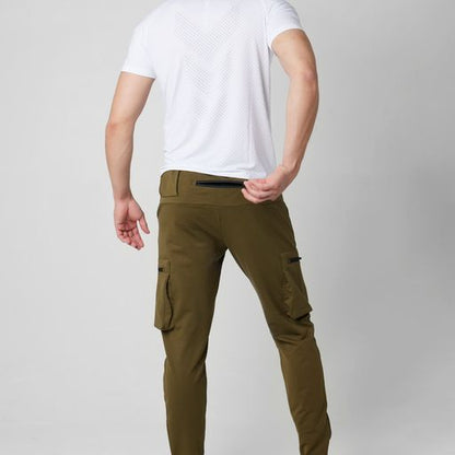 Solid Cargo Sweatpants