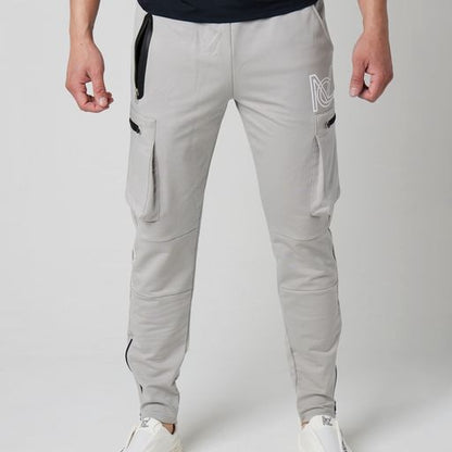 Solid Cargo Sweatpants