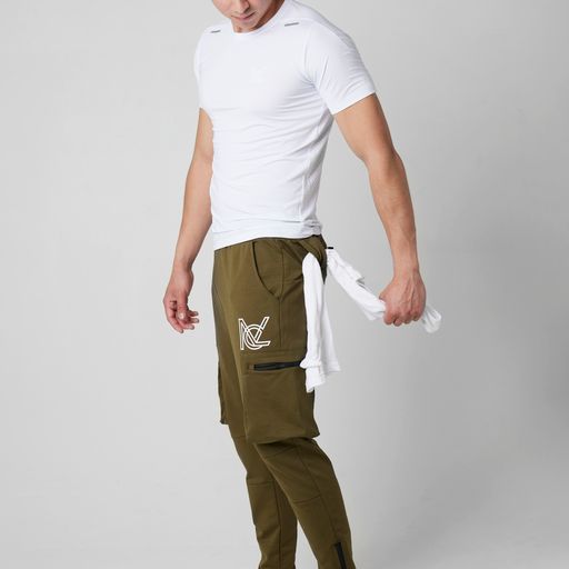 Solid Cargo Sweatpants